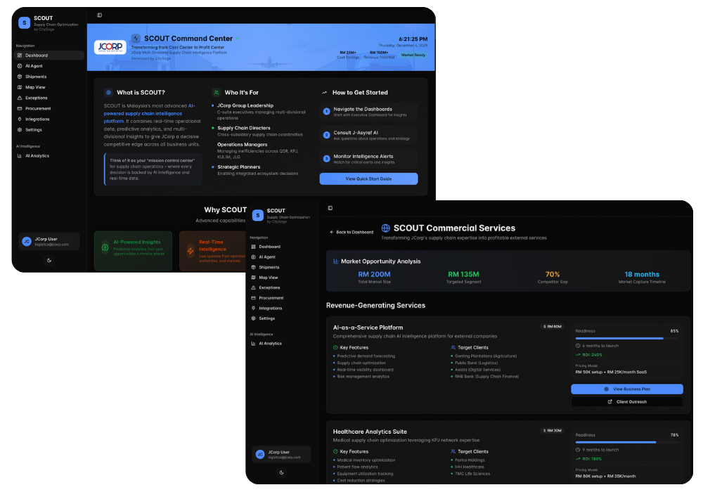 SCOUT — JCorp Supply Chain Control Tower